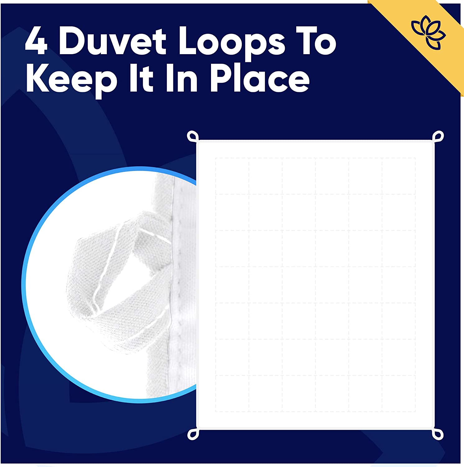 Bleached White Comforter,Duvet Insert, Box Stitching Comforter