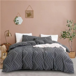 Cord Embroidery Comforter Cover
