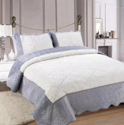 PV Fur quilt set 3pcs